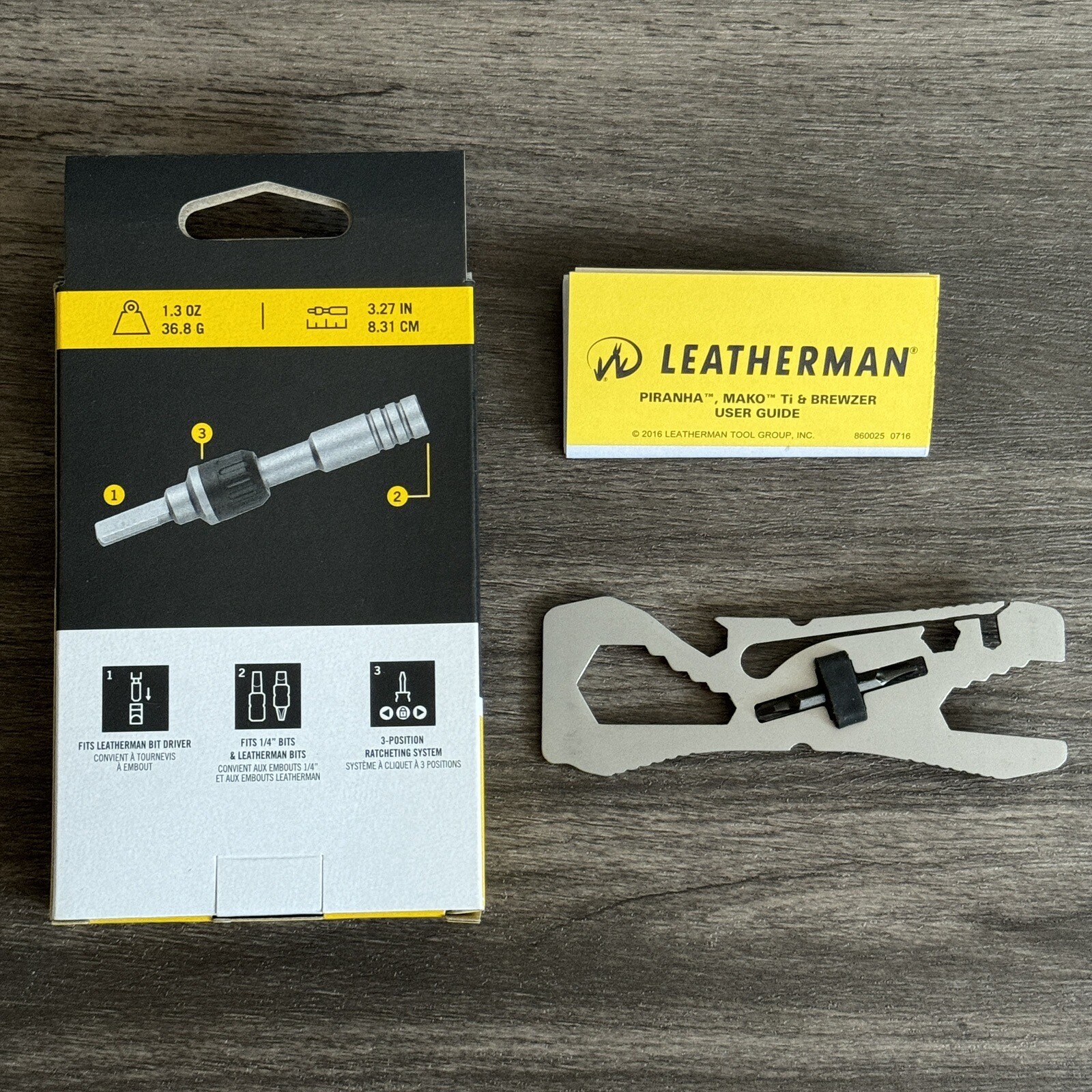 Leatherman Ratchet Driver & Leatherman Piranha II multitool bundle eBay