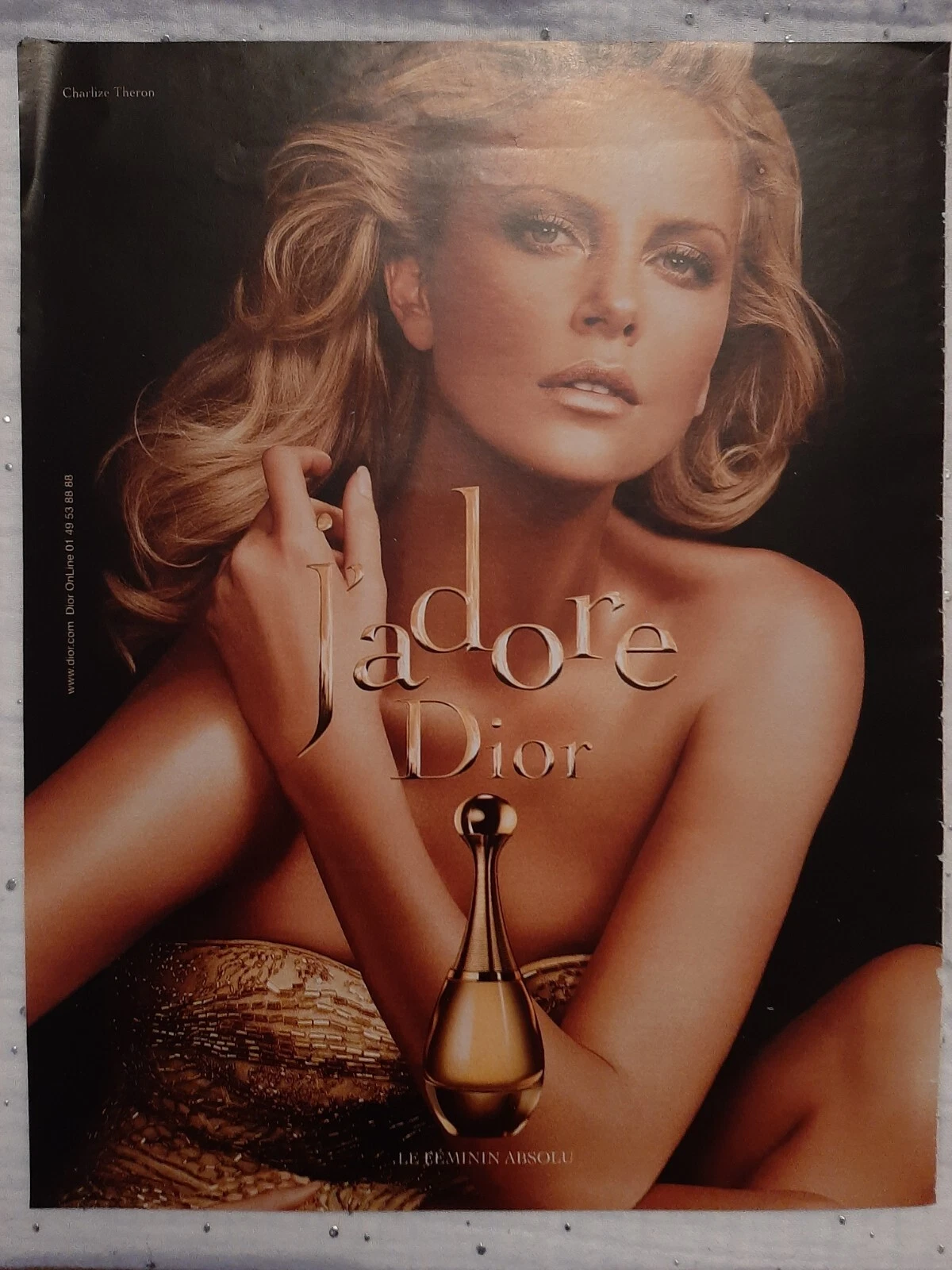 Publicité papier Parfum. Perfume Ad C. Dior J'adore de 2009