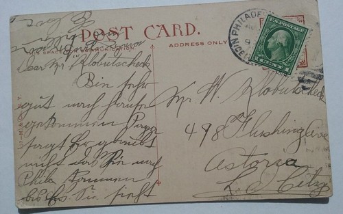 1907 Postal Union Square, escena callejera de la ciudad de Nueva York carro - Imagen 2 de 2