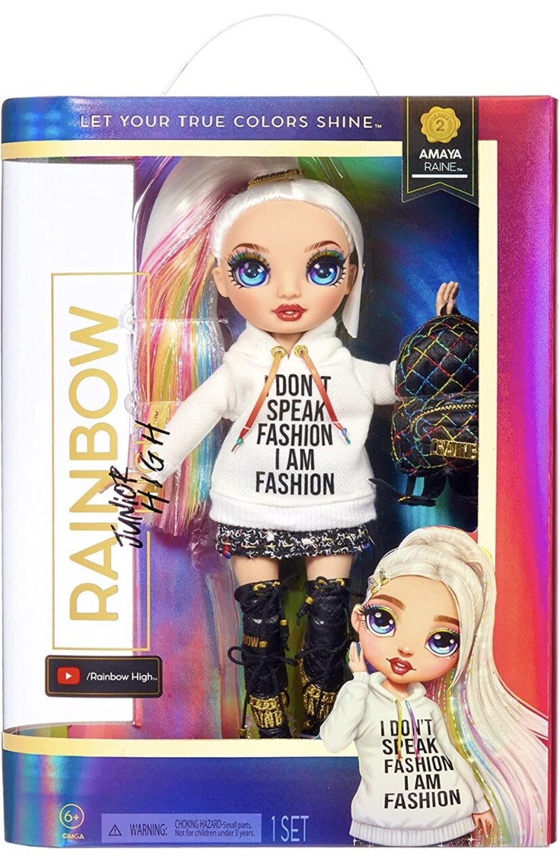 Rainbow High Fashion Doll Long Hair Blonde Gift Box Girls Play Set