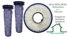 HEPA Post + 2 Pre  Replacement Filters For Dyson DC41 DC65 Animal Vacuum Cleaner