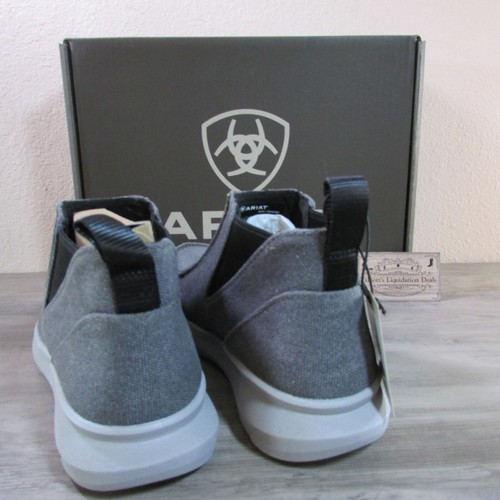 Ariat Scarpa Uomo Slip On Hilo Midway Grigio Antracite 10042397 - Foto 7 di 8