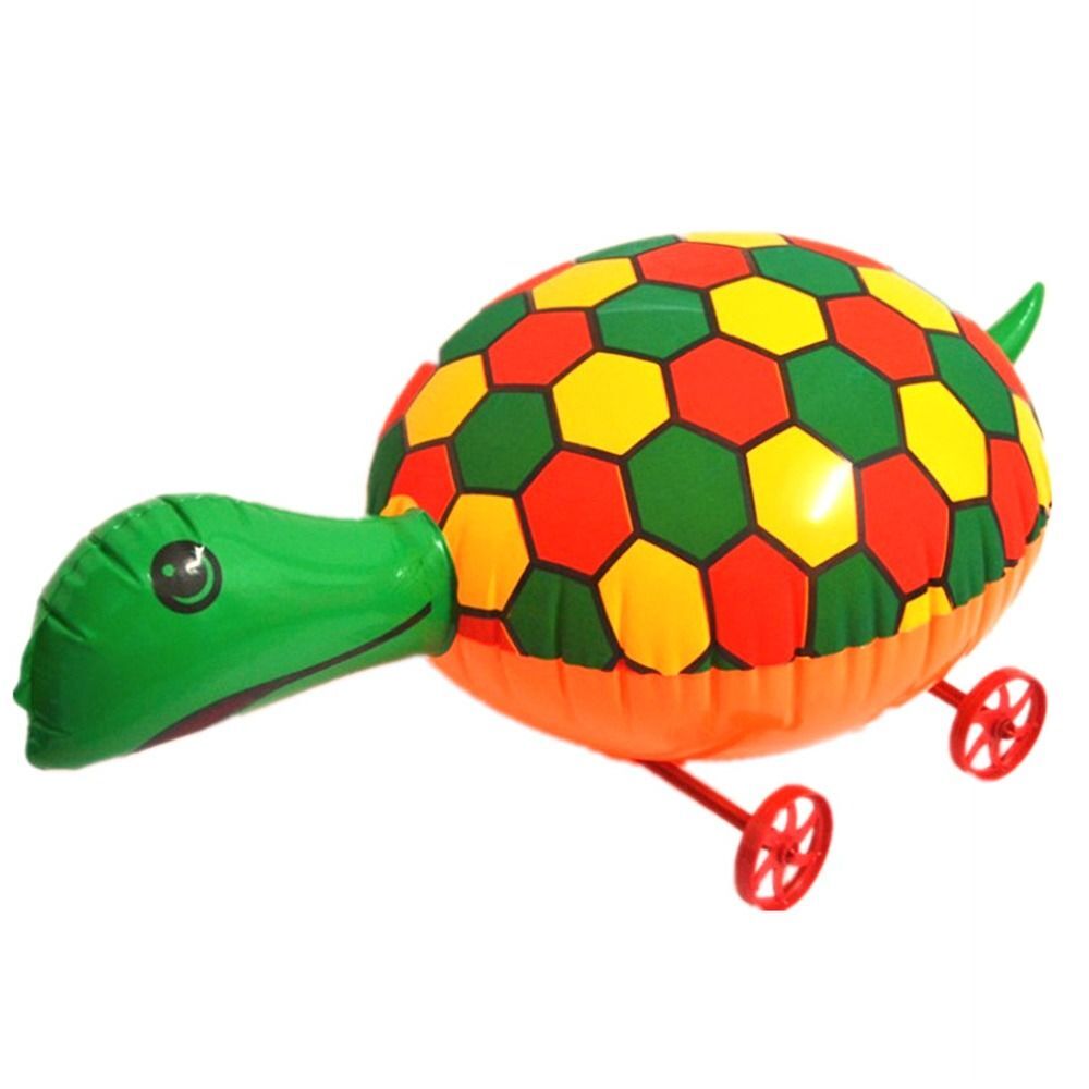 Fun Cable Inflatable Toy Children 's Cartoon Summer Animal Trolley