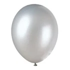 Silver Latex Balloons Decoration Event Plain Girls Boys Birthday Party Bags