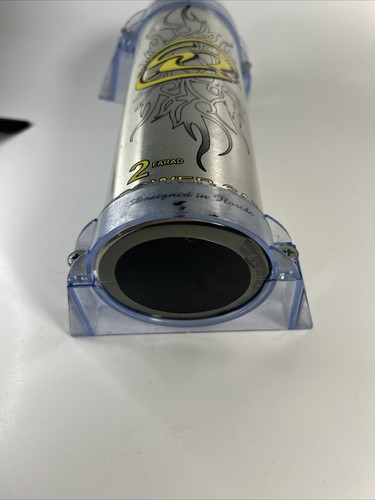 CONDENSADOR DE POTENCIA SOUNDQUEST 2 FARADIOS CON SOPORTES DE MONTAJE - Imagen 5 de 9
