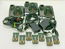 LOT of 3 Portsmith PSCMC9100UE Charging Cradles AC Adapters Ethernet 1 Slot 66A