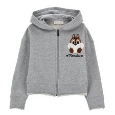 MONNALISA Felpa grigia zip cappuccio bambina ragazza CIP e CIOP 8 12 anni