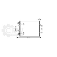 AVA Quality Cooling Kondensator Klimaanlage FüR Renault Trafic II Bus JL