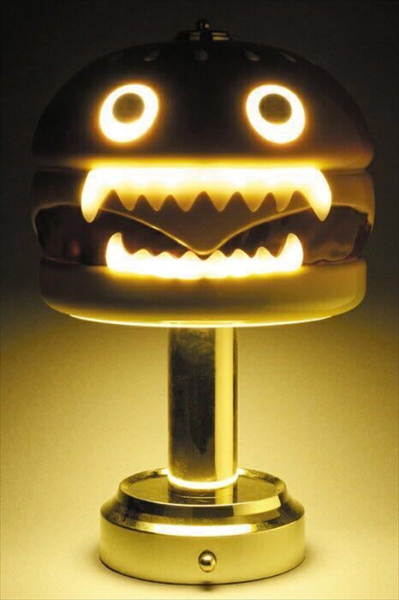Undercover Hamburger Lamp Medicom Toy Rare Abs Limited F/S Undercover Hamburger Lamp Medicom Toy Rare Abs Limited F/S