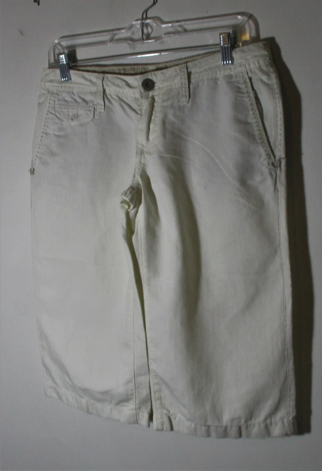 Pantalones cortos informales largos blancos Z-BRAND para mujer talla 27 Foto 2 de 4