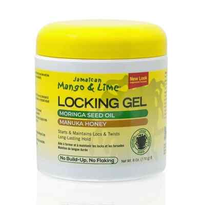 Jamaican Mango & Lime Locking Gel 6oz Firm Hold Frizz Control No Buildup New