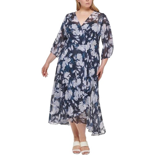 Calvin Klein Women's Floral-Print A-Line Dress | eBay