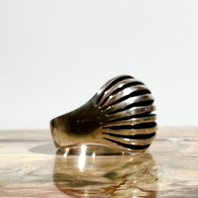 Bague TOULHOAT Argent Massif 925 Modèle Accordéon - Bijou Celte Bretagne, Occasion Très Bon État