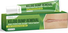 "Advanced Keloid Removal Gel: Silicone Scar Treatment for Piercing, Acne & Burns