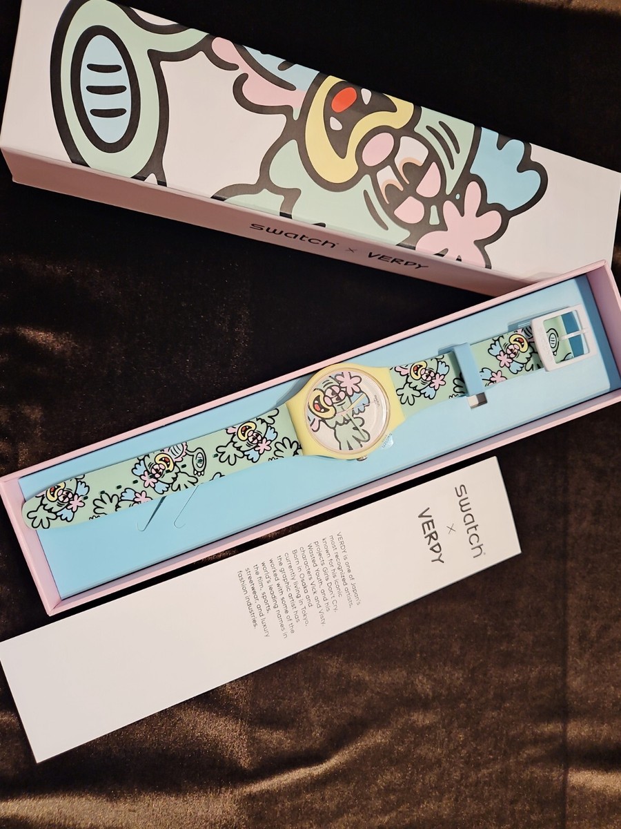 Swatch VISTY BY VERDY SO29Z140 NEW IN BOX | eBay