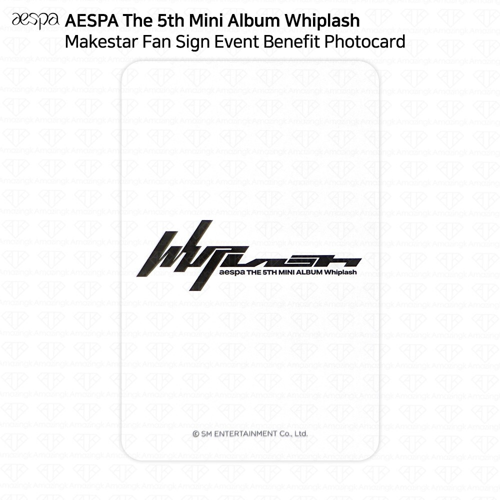 aespa - 【レア】aespa  whiplash  MAKESTAR 公式ラキドロト aespa - 【レア】aespa whiplash MAKESTAR 公式ラキドロト Aespa