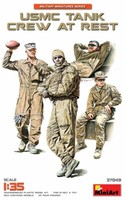 Usmc Army Tank Crew At Rest 1:3 5 Kunststoff Modell Kit Miniart