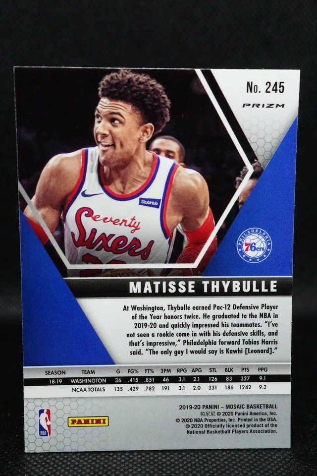 201920 NBA Mosaic Matisse Thybulle Reactive Orange 245 + FREE FAST