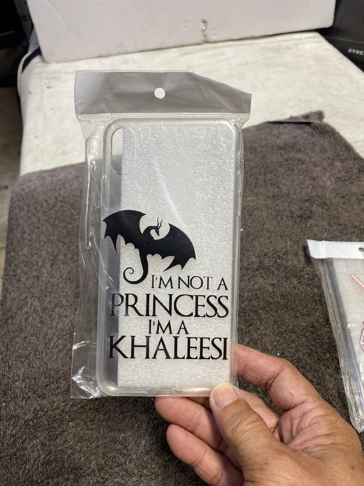 Game Of Thrones I’m A Khaleesi Clear Bumper Cover for iPhone XR Case New Nice! - Image 3 of 4