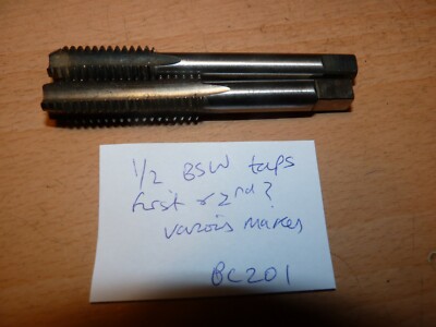 1/2 x 12 BSW GEWINDEBOHRER X 2 - ENGINEERING