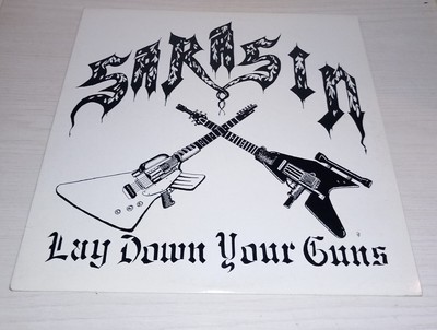 Sarasin - Lay Down Your Guns Vinyl / Rare Canadian Heavy Metal - Private Press