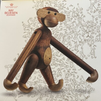 Rosendahl Teak Wooden Kay Bojsen Monkey Mini 9.5 cm - Brand New