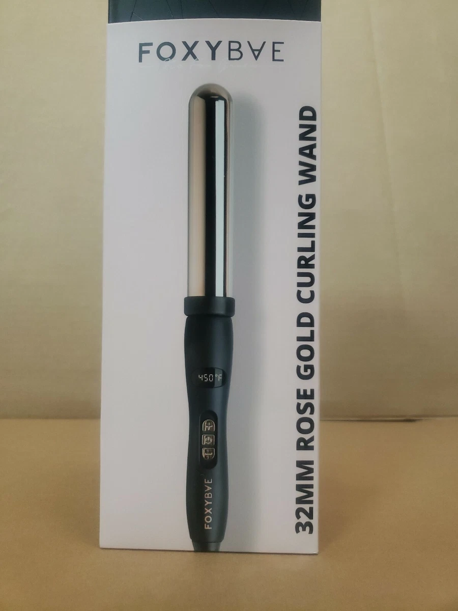 FoxyBae WANDERLUX 32mm Curling Wand Professional Rose Gold