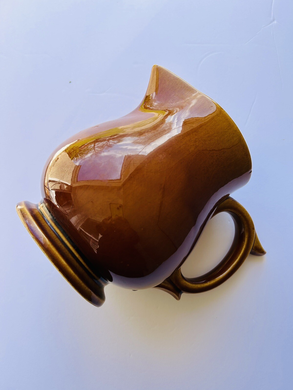 1950s McCoy Pottery Glazed Large Ceramic Pitcher