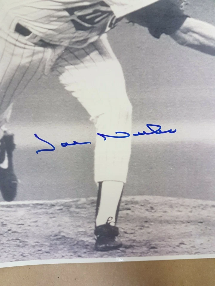 Foto autógrafa firmada por Joe Niekro 8x10 DEPORTES béisbol Foto 2 de 4