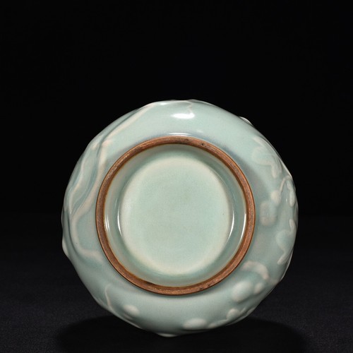 8.6" china antique song dynasty longquan kiln porcelain cyan glaze gourd bottle - Picture 5 of 8