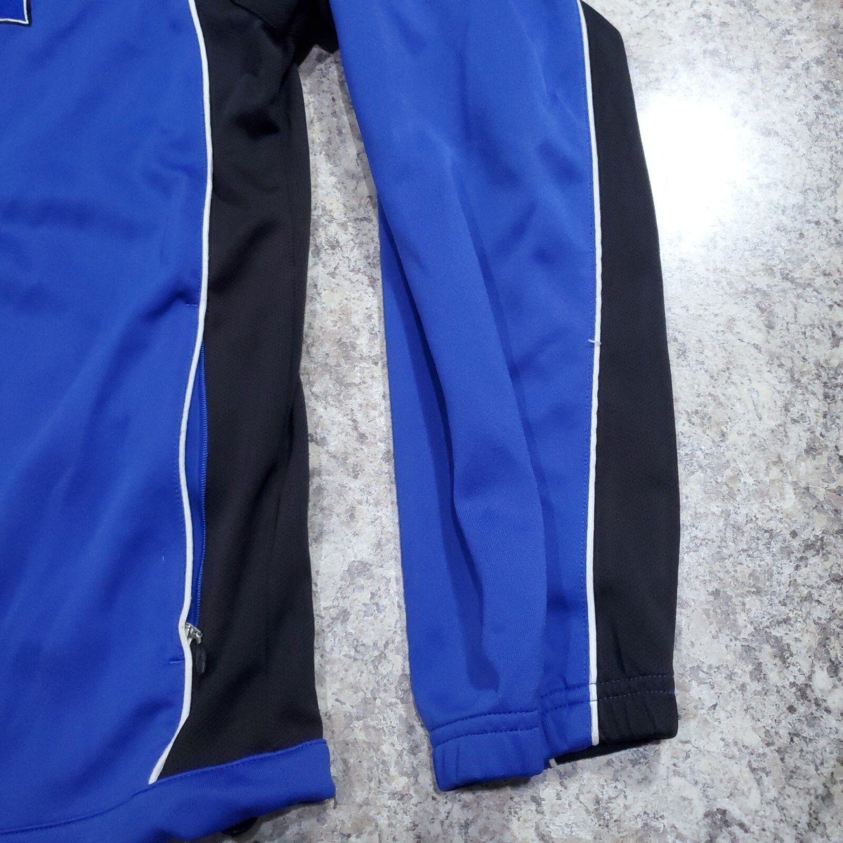 Charles River Apparel Sweater Men XLarge Blue Zip Pullover