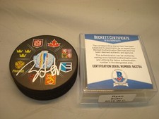 Ryan Suter Signed 2016 World Cup Hockey Puck Autographed Becket BAS COA 1B