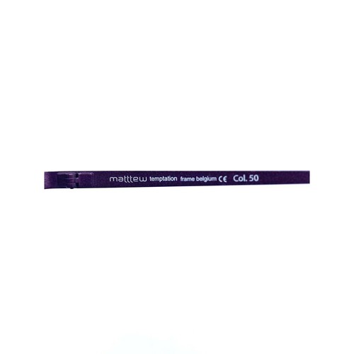 Matttew Eyeglasses Frames Temptation Color 50 Pure Titanium Purple Full Rim - Picture 3 of 8