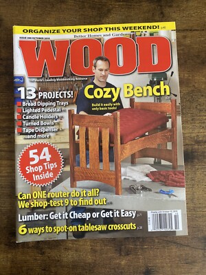 Vintage Issue 200 October 2010 WOOD Magazine Wodworking Home Improvement