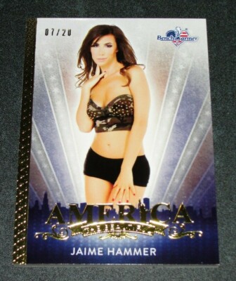 2017 Benchwarmer JAIME HAMMER America the Beautiful #122 Gold Foil/20 PLAYBOY