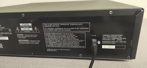 Yamaha CD-C600 Natural Sound Compact 5-Disc Changer TESTED No Remote - Picture 12 of 12