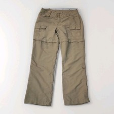 The North Face Convertible Pants Womens sz 8 Short 32x29 Nylon Zip-Off Beige R1
