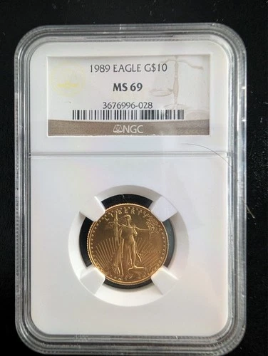 Gold 1989 Eagle $10 NGC MS 69