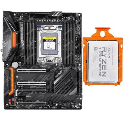 Gigayte TRX40 Aorus Pro WiFi Motherboard With AMD Threadripper 3960X CPU Set-