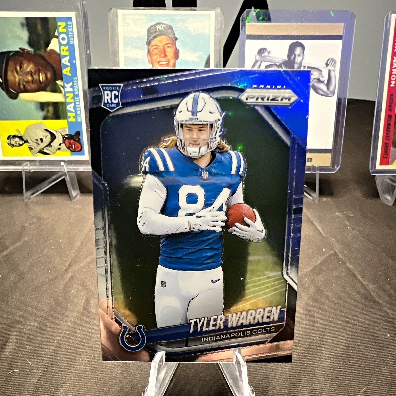 Panini 2025 Prizm Tyler Warren Rookies Silver Prizm Rookie #339 Colts