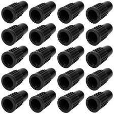 Tapas de válvula Presta negras Tapas de vástago de válvula Presta de plástico para bicicleta,