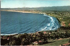 Postcard PANORAMIC SCENE Los Angeles California CA o/19 AJ4215