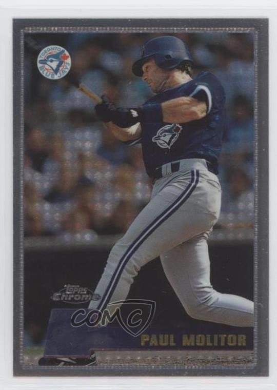 1996 Topps Chrome Paul Molitor #14 HOF 0b7