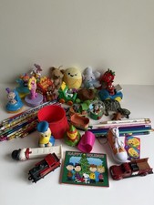 Junk Drawer Lot 48 Piece Assorted Miniatures Toys Vintage-Current Collectibles