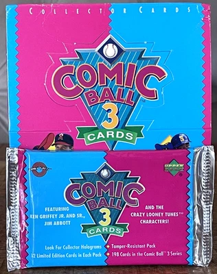 1992 UPPER DECK LOONEY TUNES ALL STARS (COMIC BALL 3) ⚾️ PACK 12 Cards MLB OVP‼️ - Bild 1 von 4