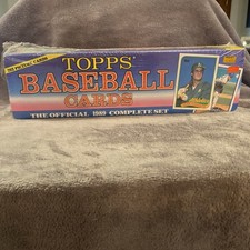 Official 1989 Topps Baseball Card Complete Factory Sealed Box Set - 792 cards