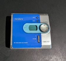 Sony Net MD Walkman MZ-N420D Digital Portable MiniDisc Player Blue Works