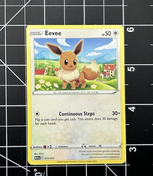 Eevee 013/015 McDonalds 2024 Regular Promo- Pokemon
