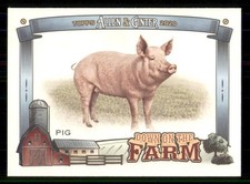 Pig 2020 Topps Allen & Ginter #DF-P Down on the Farm