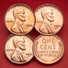 1955 P D S Gem BU Lincoln Cents Set (3 Coin Lot) FAST SHIPPING